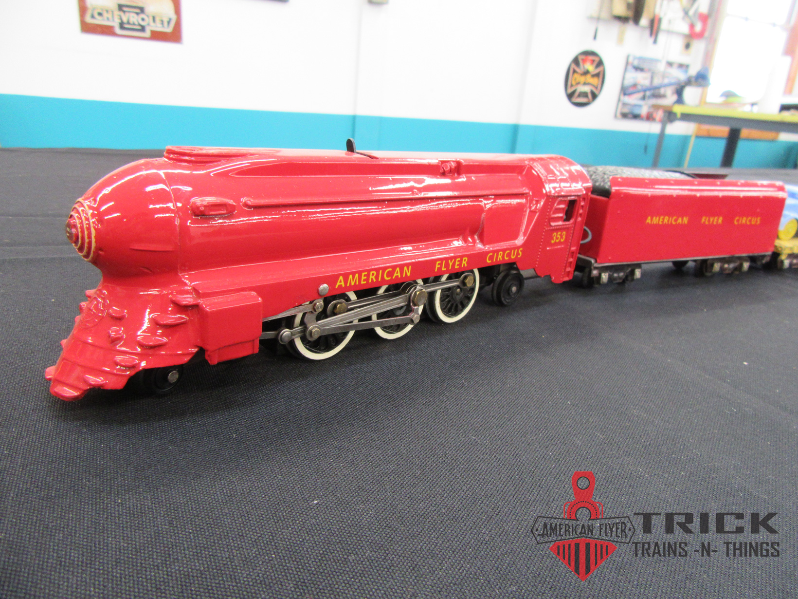 american flyer circus train set for sale